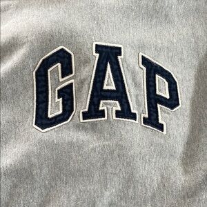 Vintage GAP Hoodie with Navy Lettering